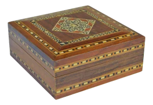 Box W/ Mother-Of-Pearl Inlay