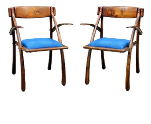 Rare Wishbone Chairs by Arthur Espenet Carpenter - a Pair