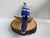 1990s Vintage Hand-Carved & Hand-Painted Wood Bird Sculptures on Natural Wood Bases – Set of 3 For Sale - Image 5 of 11