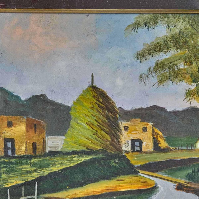 Rustic V. Masini, Untitled, 1970s, Oil on Canvas For Sale - Image 3 of 5