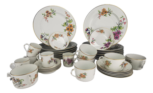Bayeux Dinner Service by Camille Le Tallec, 1968, Set of 36