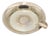 Circular Silver Ashtray with Hundred Reis Coin of King Manuel II For Sale