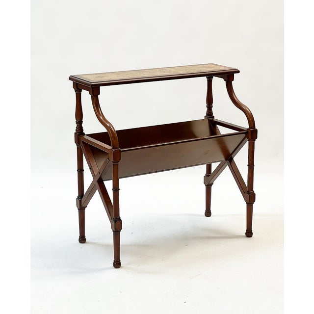 Maitland - Smith Vintage Bamboo Form 90's Reproduction Book Trough For Sale - Image 4 of 7