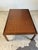 Mid-Century Modern Vintage Copper Top and Oak Parsons Style Dining Table For Sale - Image 3 of 4