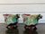 Pair Antique French Majolica Jardinières Insect Musician Cache Pot Planter C1880 For Sale - Image 14 of 18