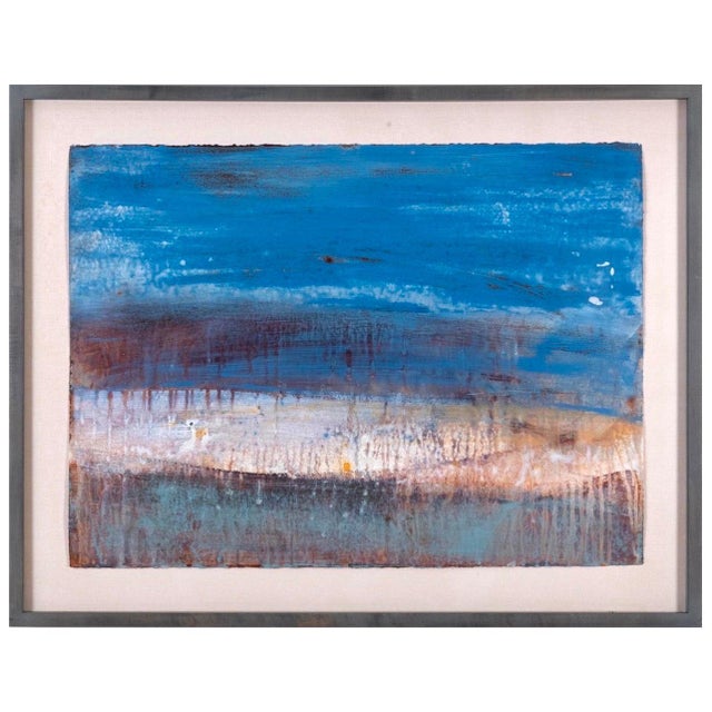 Shawn Dulaney, Abstract Expressionist Virtues Landscape Venetian Plaster Painting Shawn Dulaney, c. 2010-2011 For Sale