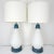 Mid-Century Modern Rimini Blu Bitossi Mid-Century Lamps, Pair For Sale - Image 3 of 12
