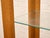 Oak Vintage Bookshelf With Glass For Sale - Image 10 of 12