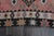 Textile 1970s Vintage Handmade Wool Cotton Pink Coral Runner Rug For Sale - Image 7 of 11
