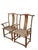 This 19th century pair of armchairs are classic examples of the Official's Hat (guānmàoyǐ) style. Made from solid elm,...