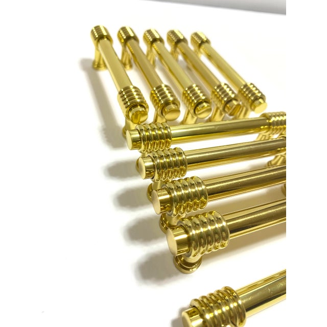 These are very heavy-weight and stunning. I believe they made be made by Richelieu. This listing includes a set of 10....