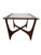 Mid-Century Modern Lane "Silhouette" Walnut Glass Top Side Tables - Set of 2 For Sale In Philadelphia - Image 6 of 9