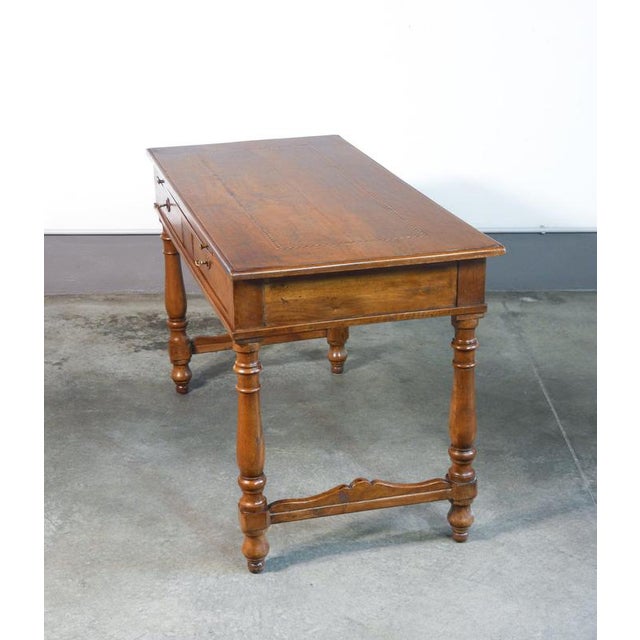 Vintage Inlaid Walnut Desk, 19th Century For Sale - Image 8 of 18