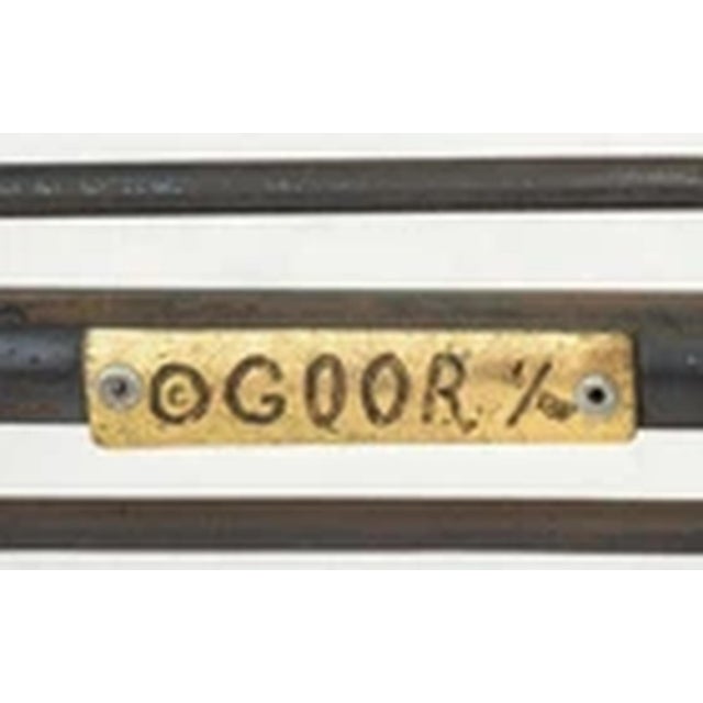 Brutalist 1970s Ilana Goor Signed 1/100 Brutalist Rebar Coffee Table With Bronze Birds For Sale - Image 3 of 4