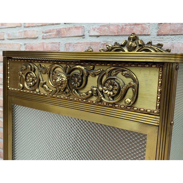 Metal Mid-Century Modern Single Bronze Vitrine Nightstand With Glass Door and Drawer For Sale - Image 7 of 10