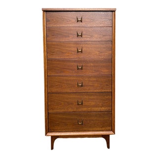 Vintage 1950s Mid Century Modern MCM Broyhill Brasilia Lingerie Chest (Short) 6130-43 For Sale