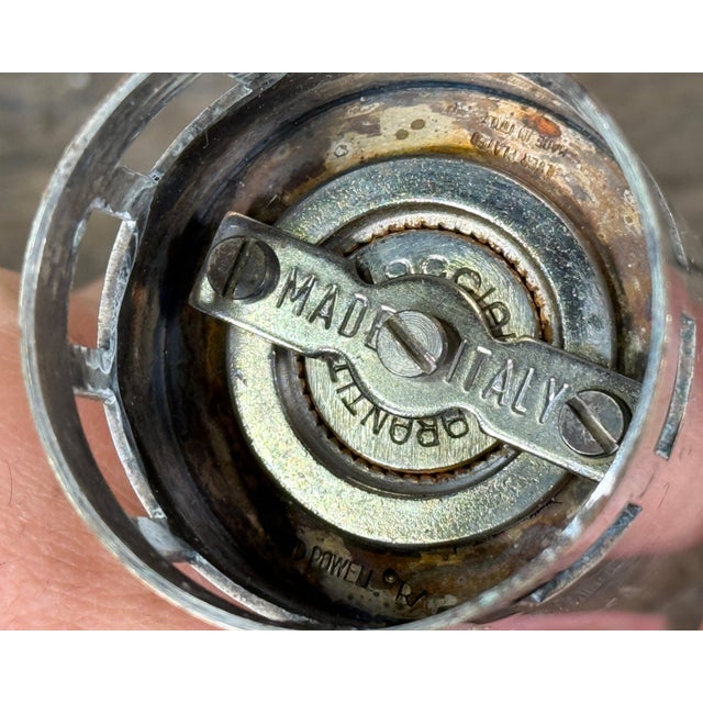 Silver Postmodern Silverplate Pepper Mill by Richard Meier for Swid Powell For Sale - Image 8 of 8