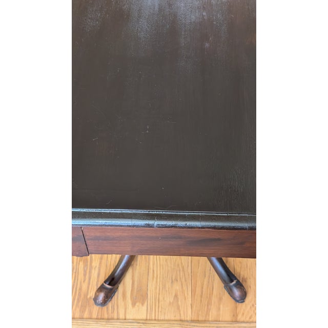Vintage Mahogany Splay Legged Sofa Table For Sale In Washington DC - Image 6 of 10