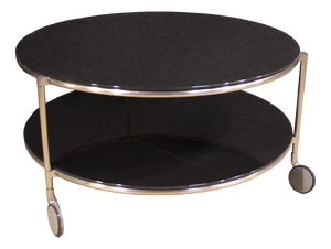 Coffee Table on Casters, 1980s
