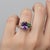 Not Yet Made - Made To Order Purple Amethyst Multicolor Ring in 14k Gold, Size 7.5 For Sale - Image 5 of 11