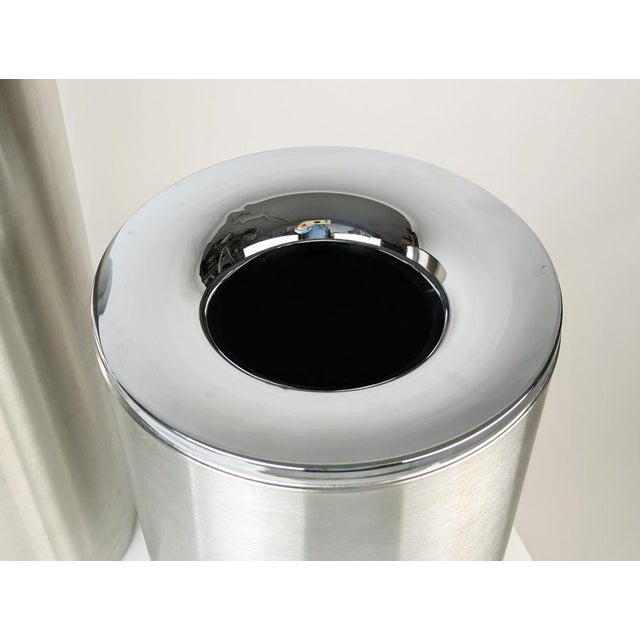 Postmodern Bin and Umbrella Stand by G. Offredi for Bando Line, 1980s, Set of 2 For Sale - Image 3 of 12