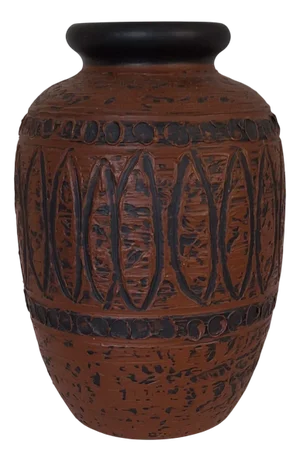 Vintage Handmade Ceramic Vase, 1970s
