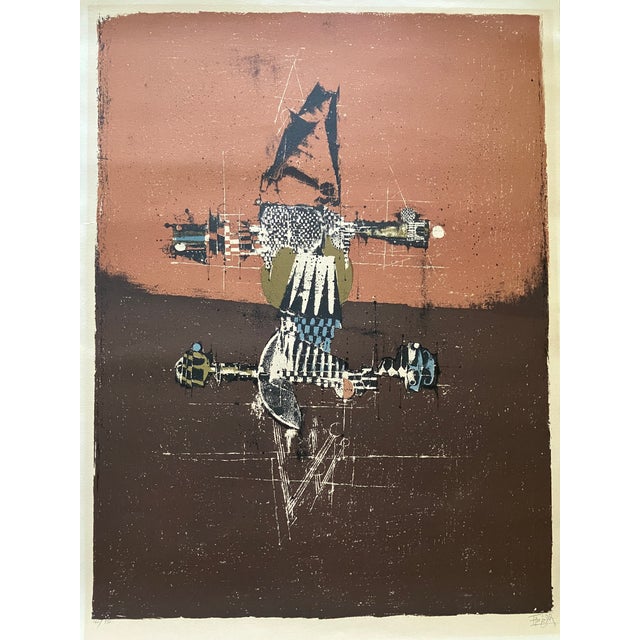 1970s Johnny Friedlaender, Original Aquatint Etching, Mid 20th Century - Signed, Numbered 162/350 - Unframed For Sale - Image 5 of 9