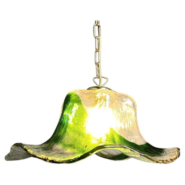 Vintage Murano Glass Pendant Light from Mazzega, 1960s For Sale - Image 12 of 12