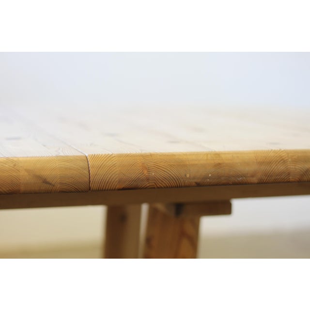 1980s Vintage Round Extendable Pinewood Dinning Table from Dyrlund, 1980s For Sale - Image 5 of 18