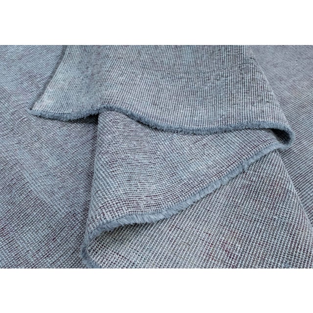 Gray Turkish Oushak Rug 8'6" x 12'11" #18666 For Sale - Image 8 of 8
