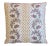 Custom-tailored pillow in designer Brunschwig & Fils cotton fabric called "Paulette" depicting a beautiful colorful floral...