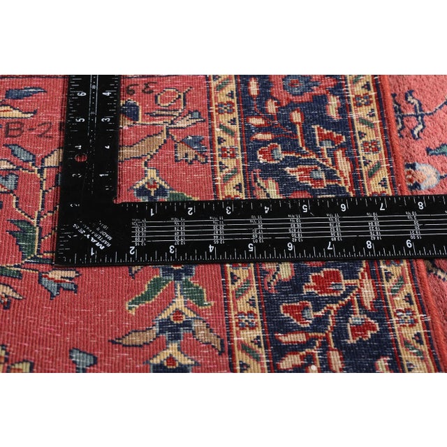 Textile Vintage Indian Sarouk Rug Runner, 02'08 X 09'07 For Sale - Image 7 of 10