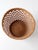 Vintage Open Weave Wicker Waste Basket For Sale - Image 11 of 12