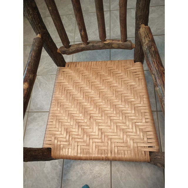Wood Old Hickory Chair Co. Sapling Dining Chairs Set of 8 For Sale - Image 7 of 9