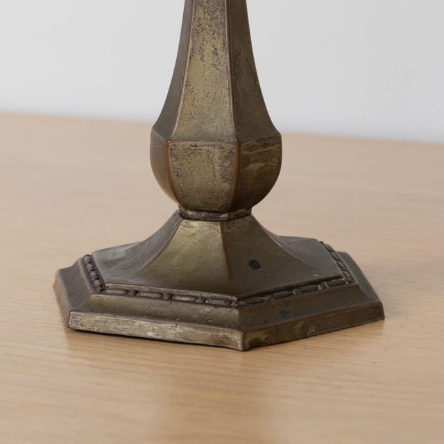 1930s Large French Pewter Pedestal Dish For Sale - Image 10 of 11