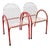 Wire Chairs from Meblo, Italy, 1970s, Set of 2 For Sale