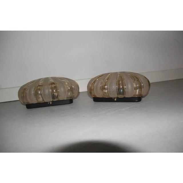 Mid-Century Modern Mid-Century Bubble Glass Wall Lamps, 1960s, Set of 2 For Sale - Image 3 of 7