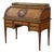 Napoleon III Louis XVI Style Marquetry Cylinder Desk For Sale