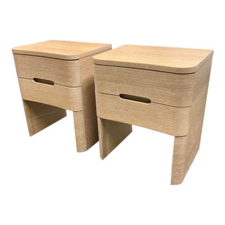 Rivington Petite Nightstands, Pair For Sale