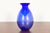 Blue Jeff Zimmerman for Tiffany & Co. Cobalt Blue Art Glass Vase For Sale - Image 8 of 8