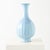 Sky-Blue Glazed Melon-Form Vase A sky-blue porcelain melon-form vase in the style of the Qianlong period, with a globular...