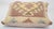 Tribal Arteverk Handwoven Afghan Kilim Pillow — Brown & Gold Diamond Medallion For Sale - Image 3 of 3