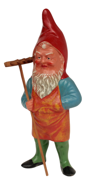 Terracotta Garden Gnome, GDR, 1960s