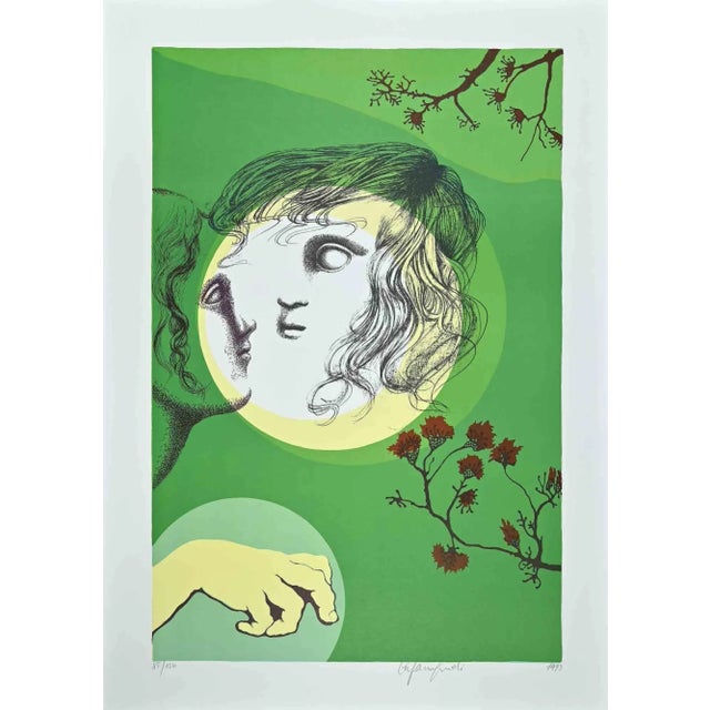 Stefania Guidi, The Couple, Original Lithograph, 1993 For Sale - Image 3 of 3