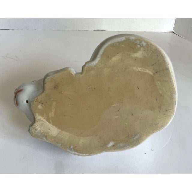 Early 1900's Japanese Kutani Porcelain Sleeping Cat For Sale - Image 10 of 11