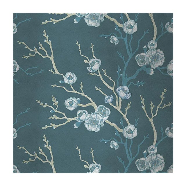 Сherry-Tree 4 Fabric Wall Covering by Chiara Mennini for Midsummer-Milano For Sale