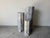 Stone Gray 1980’s Postmodern Octagonal Marble Pedestals – Set of 3 For Sale - Image 8 of 12