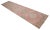1960s Traditional Turkish Runner Rug Hand Knotted Distressed Low Pile Pink Hallway Decor For Sale - Image 6 of 10