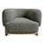 Forest Green Mona Moss U-Back Easy Chair For Sale - Image 8 of 13