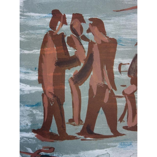 Jean Helion, Animated Conversation, Original Lithograph For Sale - Image 4 of 7